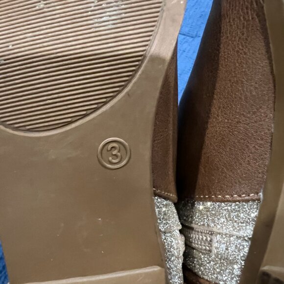 Náutica little girls ankle bootie size 3 leather brown - Picture 6 of 8